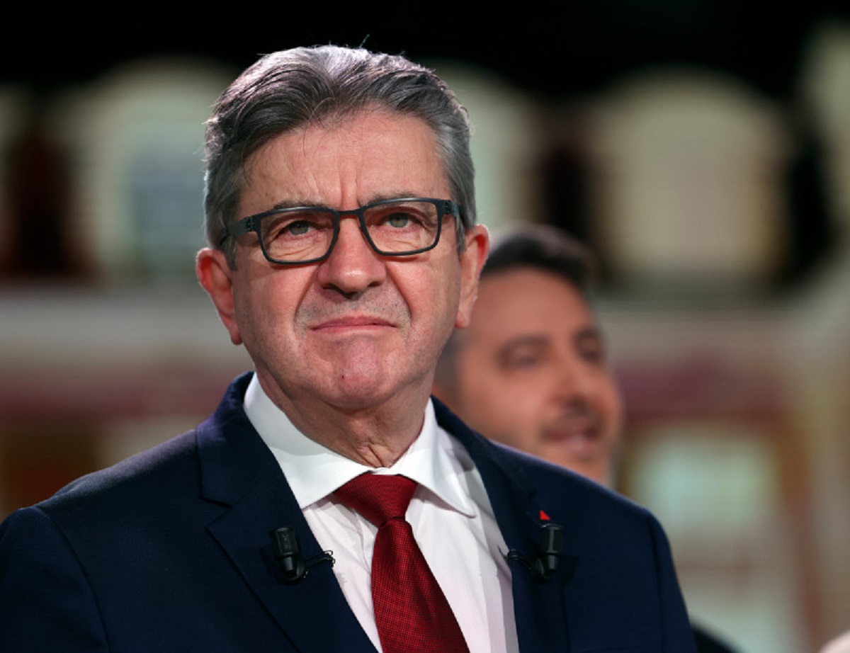 Mélenchon drapeaux palestiniens