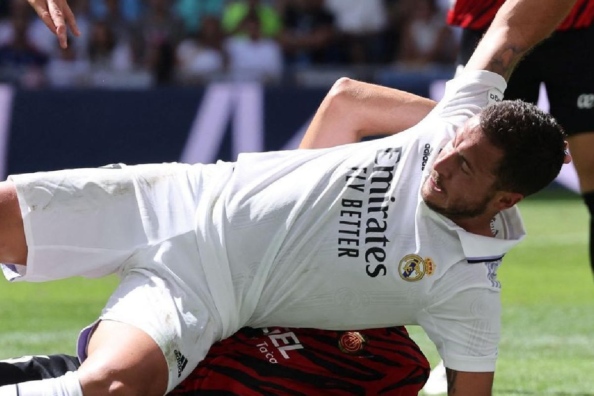Real Madrid Eden Hazard blessure