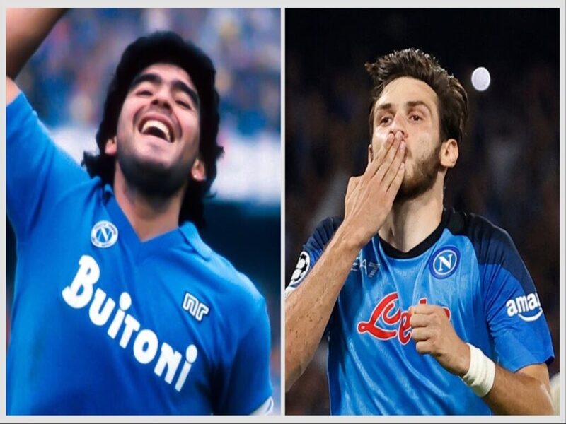Naples : Le but totalement fou de Kvaratskhelia à l’image de Maradona (Vidéo)