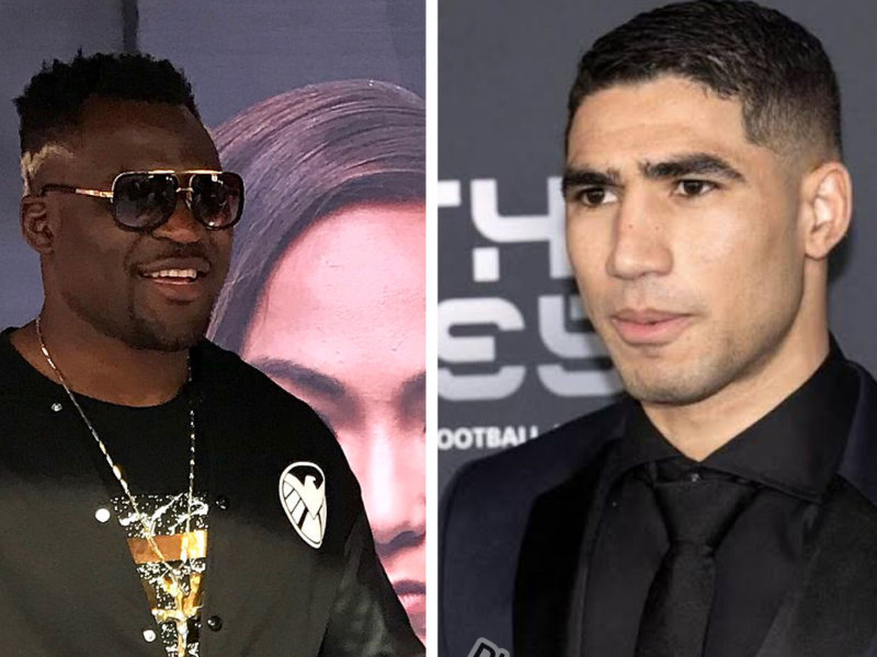 Achraf Hakimi Francis Ngannou