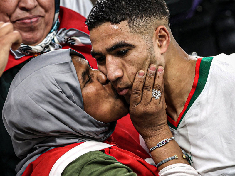 Achraf Hakimi Hiba Abouk mère