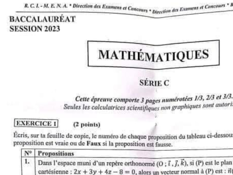 BAC 2023