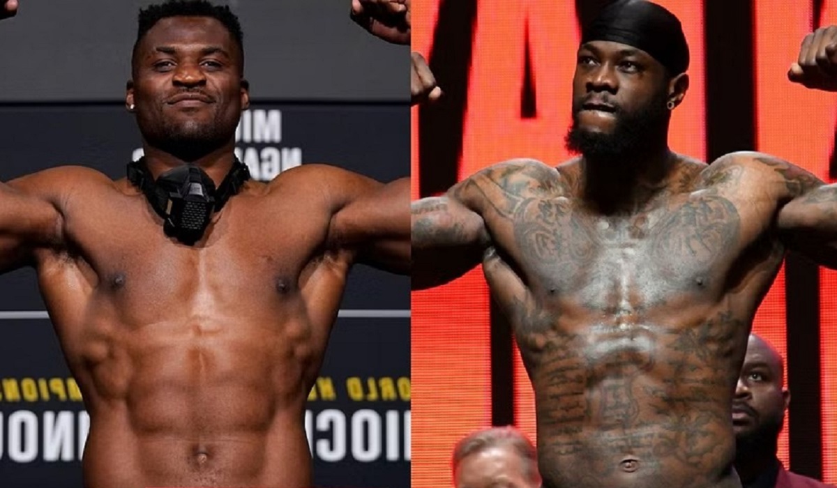 Francis Ngannou Deontay Wilder