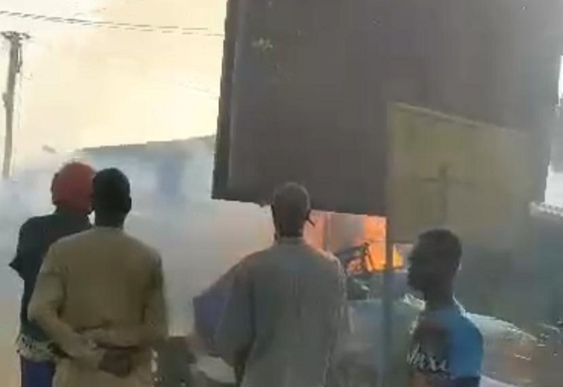 Togo : incendie dans un autre marché ce 25 décembre (vidéo)