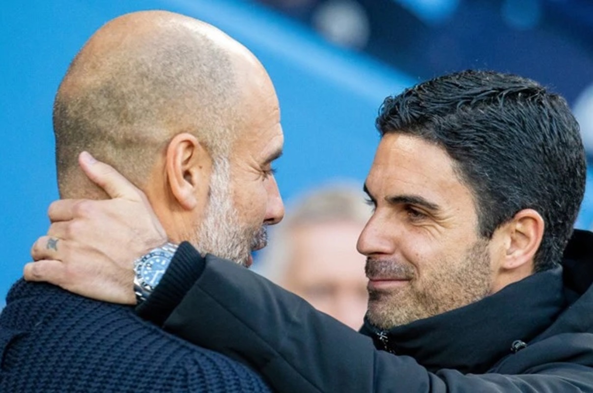 Guardiola Messi Arteta