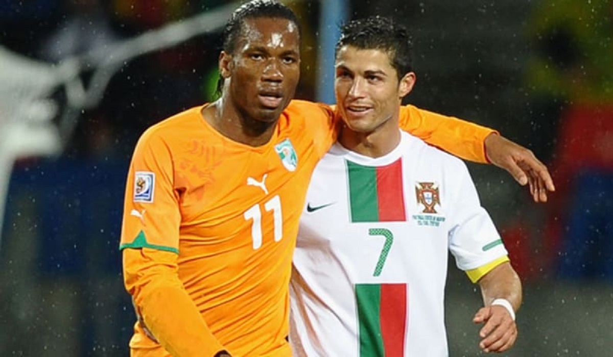 Didier Drogba Cristiano Ronaldo