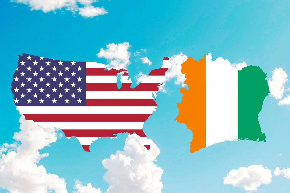 Les États-Unis Côte d'Ivoire