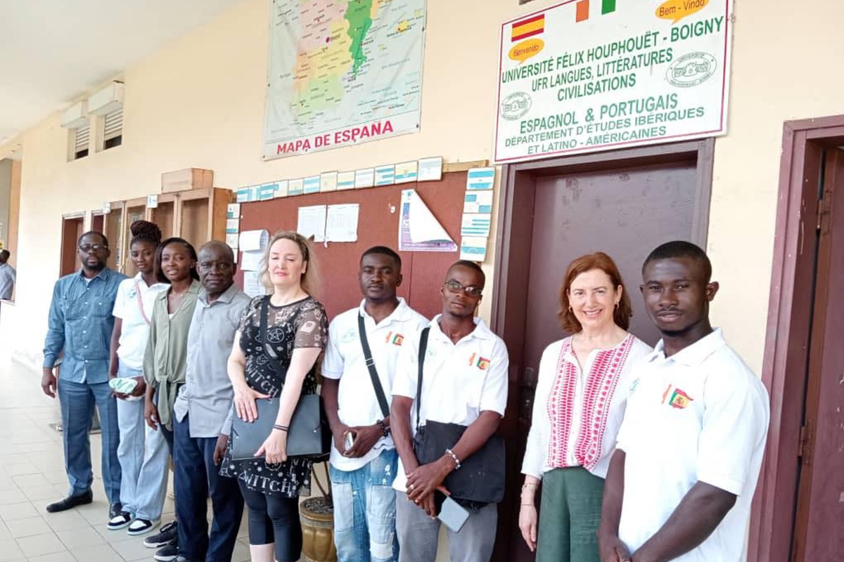 Côte d’Ivoire deux déléguées d’universités espagnoles débarquent à l’université Félix Houphouët-Boigny