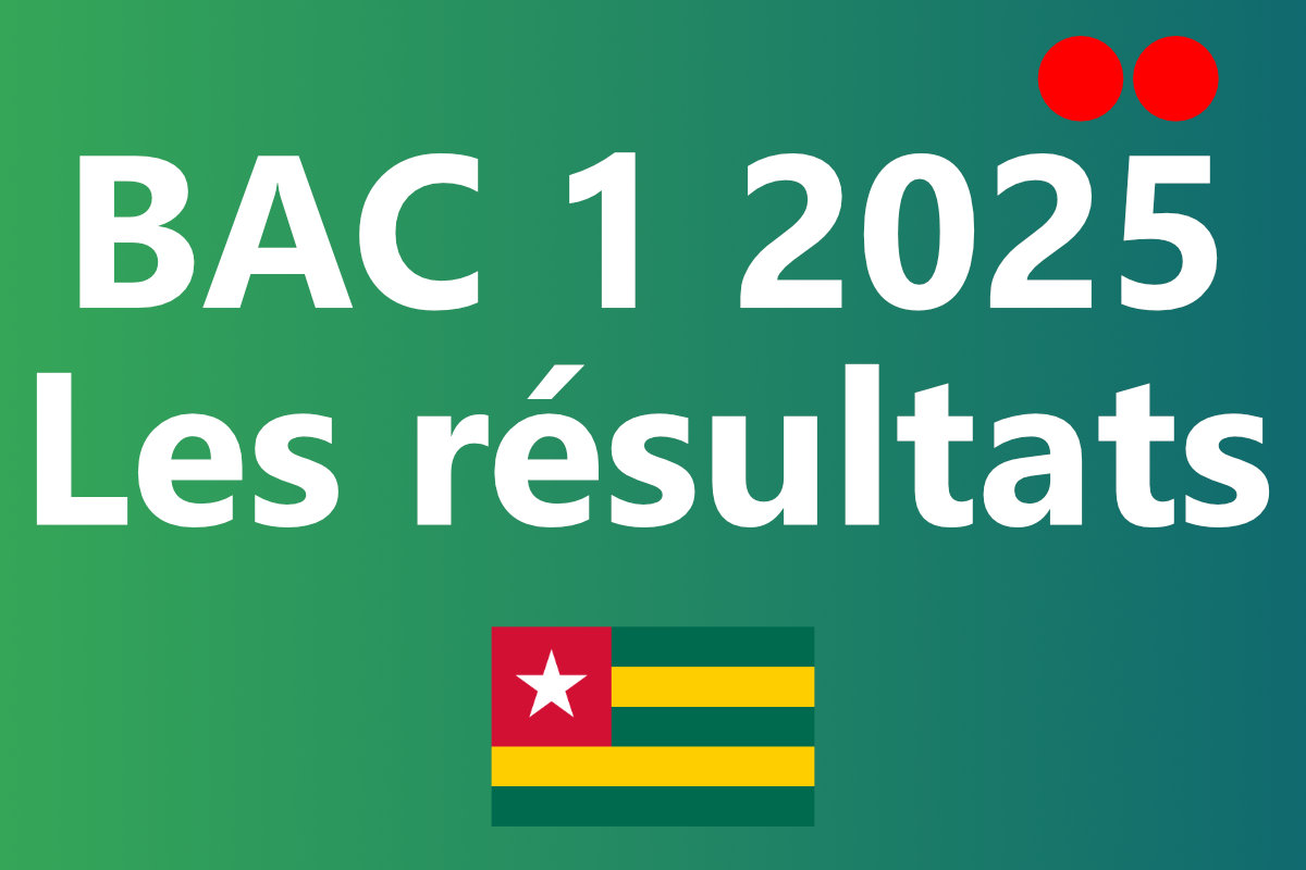 Togo Les résultats du BAC 1 2025