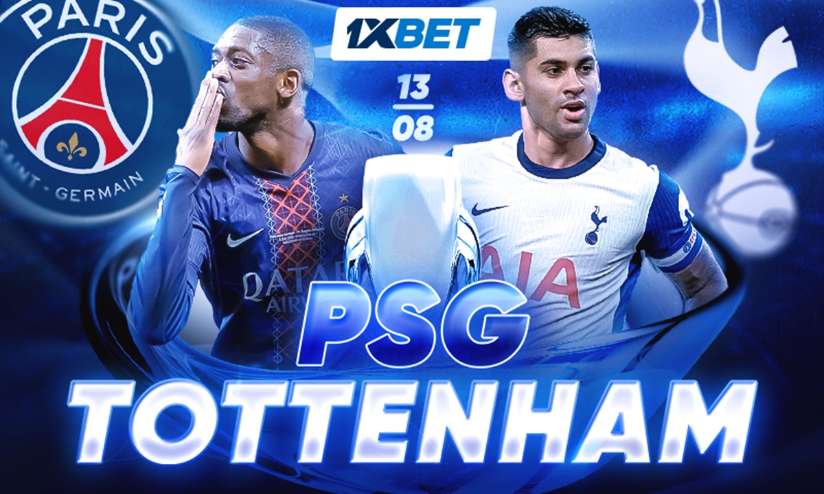 Paris Saint-Germain – Tottenham faites vos pronostics pour la Supercoupe sur 1xBet