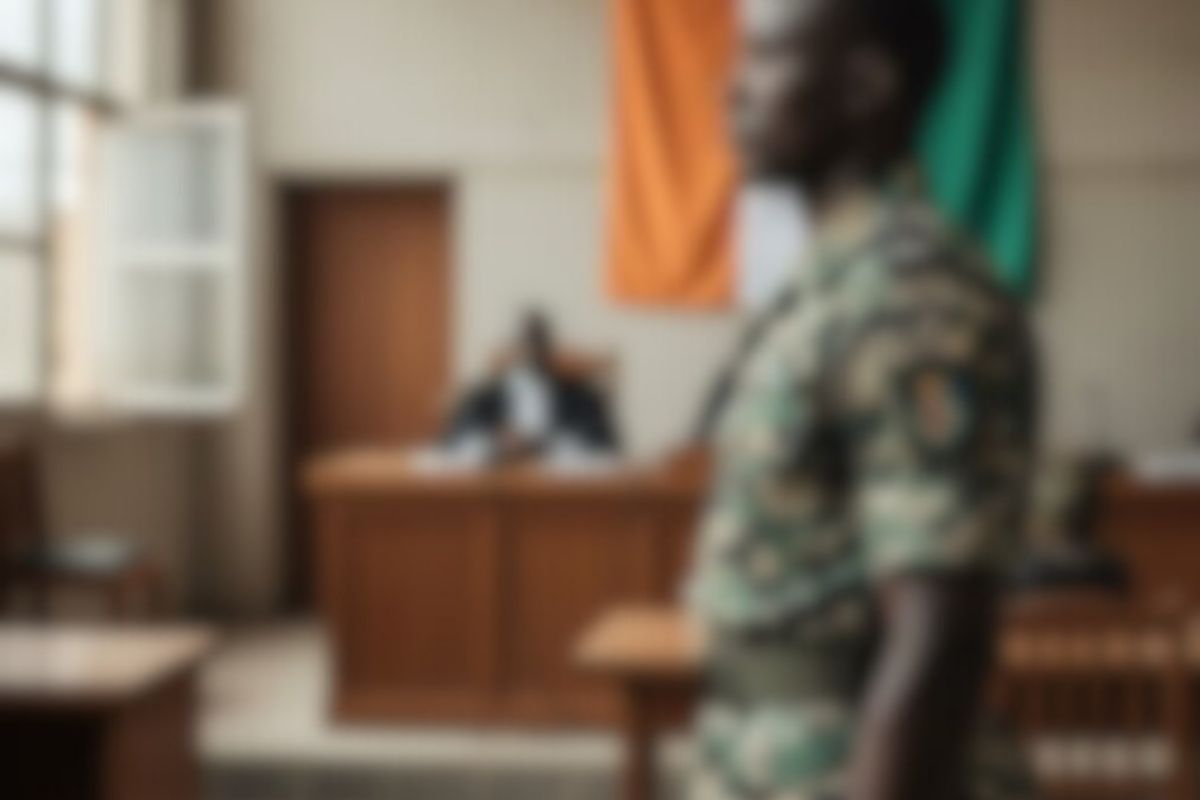Côte d’Ivoire : prison à vie pour un sous-officier de l’armée coupable du viOl d’une fillette de 12 ans