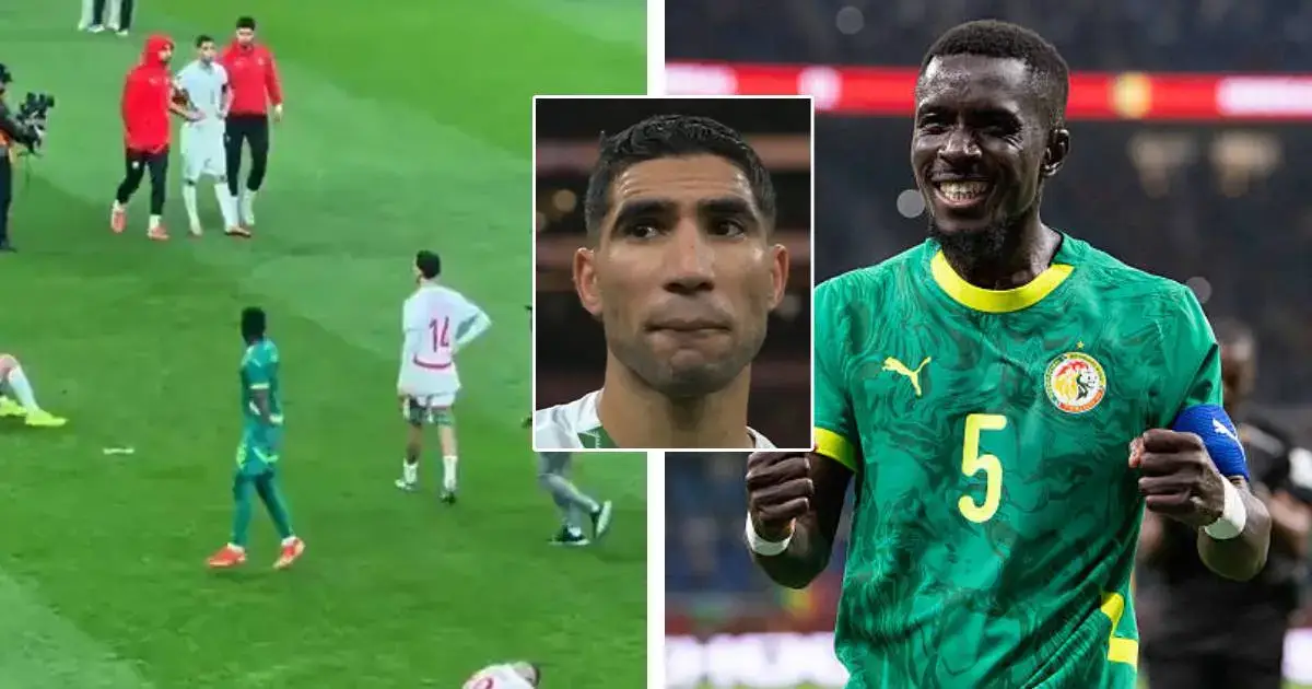 Sénégal - Maroc : la provocation passée inaperçue de Gana Gueye à Hakimi