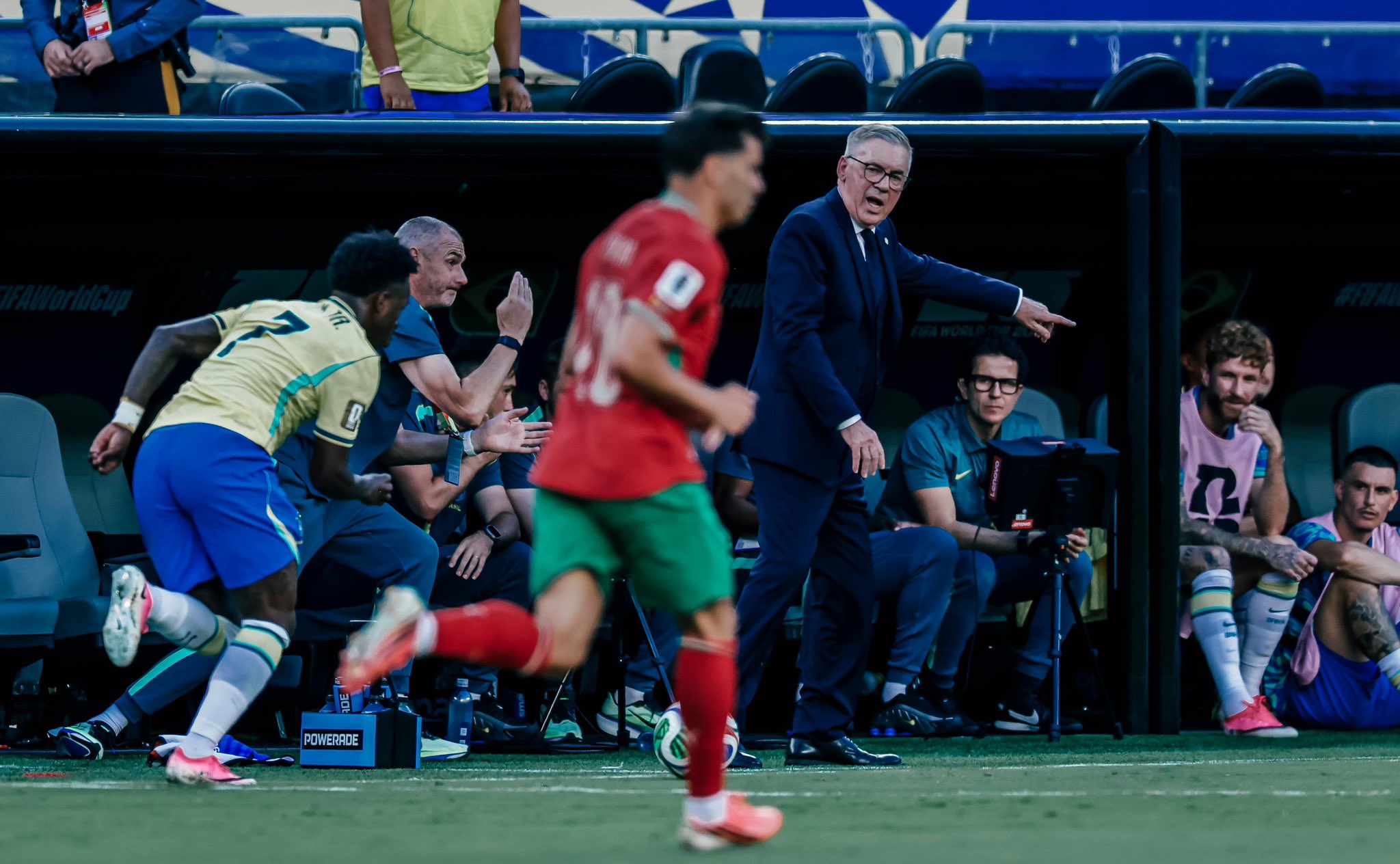 Coupe du monde Match nul Brésil - Maroc , Carlo Ancelotti