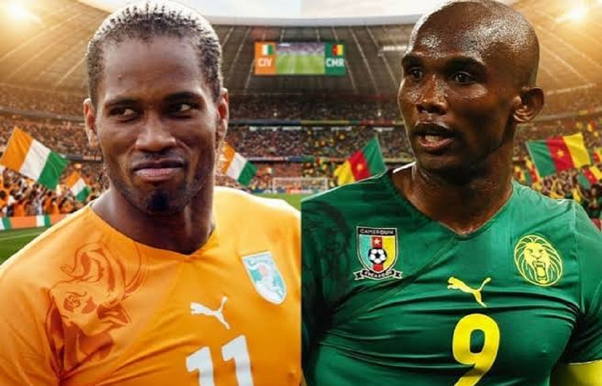 Samuel Eto'o Didier Drogba Coupe du Monde