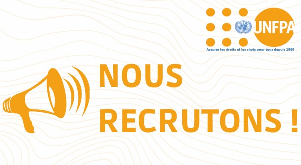 Avis de recrutement à l'UNFPA 31 juillet 2026