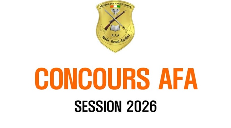 Côte d’Ivoire : résultats visite médicale Concours d’entrée à l’Académie des Forces Armées (AFA)