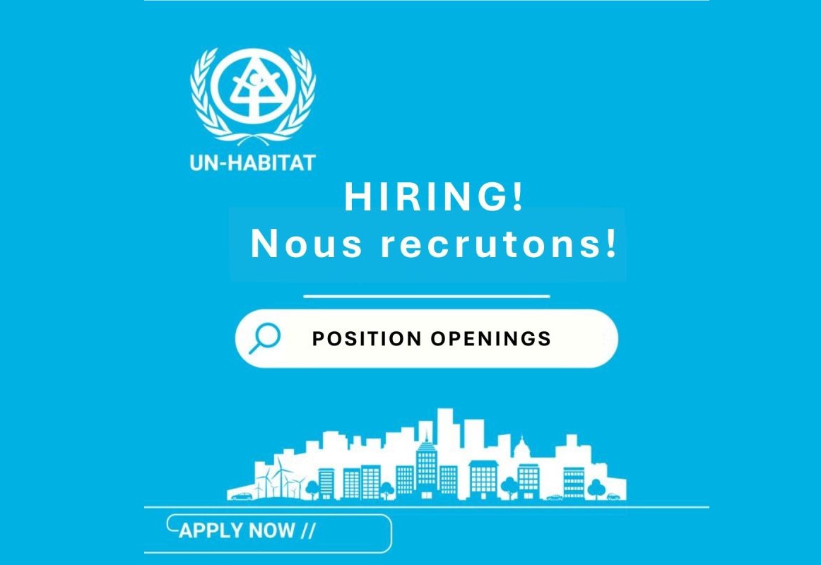 Postes vacants au sein du bureau de ONU-Habitat – 05 Août 2026