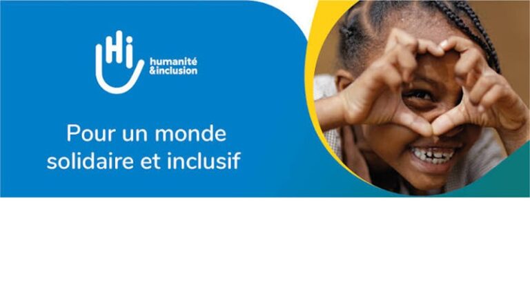Postulez pour ce stage à l’ONG de solidarité Humanité et Inclusion (HI) – 16 Août 2026